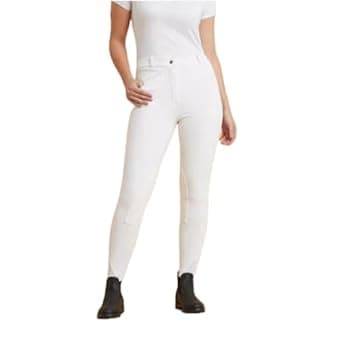 Ovation Horse Riding Pants Breeches with Knee-Patch and Zipper Pocket for Women