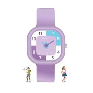 Spiky Rectangle Analouge Wrist Watch for Kids Girls & Boys | Simple School Watch | Unbreakable Silicone Strap |Best Birthday Gift | Best Return Gift | Perfect for 3-12 Years