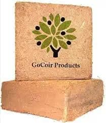 GoCoir Products® Cocopeat 10KGS (Pack of 2), Cocopeat for Garden, Cocopeat 10kg Block, Coco Powder, Cocopeat for hydroponics, Agropeat, Cocopeat for Plants, Cocopeat for 10kg Low Ec Product