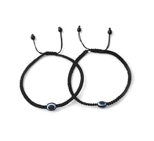 ARTIFICIAL TREE Evil Eye Charms Black Thread Adjustable Anklet (Payal) for Women and Girls (AT ANK 003)