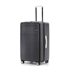 Mokobara The Aisle Trunk Check-in Large Luggage | 105L Capacity | Durable Polycarbonate Shell |TSA Lock & YKK Zippers | Ideal for Extended Trips | Black | Crypto