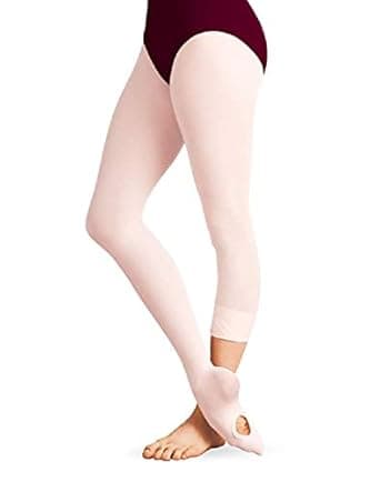 The Dance Bible Unisex Convertible Transition Ballet Dance Tights, 60 Denier Stockings - Toddlers to Adults