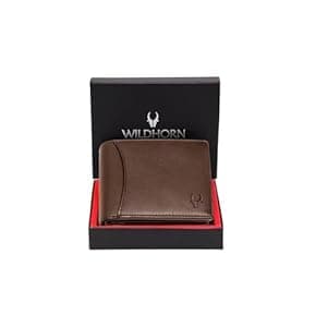 WildHorn RFID Protected Leather Wallet for Men