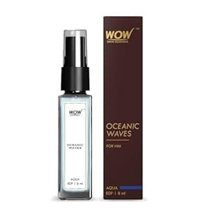 WOW Skin Science Men Oceanic Waves | Aqua Eau De Parfum |Premium Valentine'S Day Gift | Long Lasting Luxury Aerosol Perfume For Him | 8mL