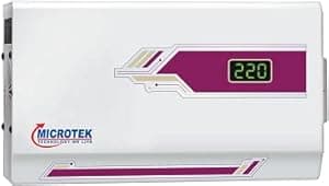 Microtek EM 4160 Digital Display Wall Mounted Automatic Voltage Stabilizer upto 1.5 Ton AC Working Power 160V-285V with 3 Year Warranty