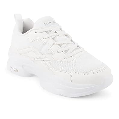 Campus Raise Chunky Casual Walking Sneakers for Women | Women's Casual Shoes with Cushioned Outsole & Light Weight Mesh Upper | Casual Lace-Up Shoes for Women & Girls