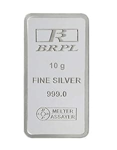 Bangalore Refinery 999 Purity Silver Bar cum Coin 10 Gram