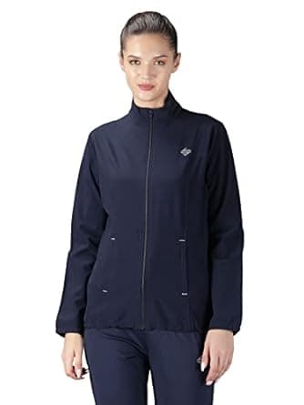 John Ally Women's Sports Gym Jacket with Zipper pocket both side and Quick Dry Mesh material perfect for Workout, Running, Sports, Hiking, Travelling and Casual wear.