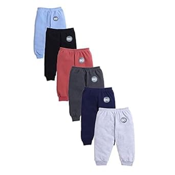 EIO Unisex Kids Cotton Pajama Pants Combo Pack