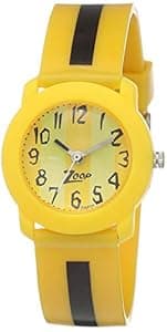 Zoop By Titan Quartz Analog Yellow Dial PU Strap Watch for Kids-NSC3025PP03