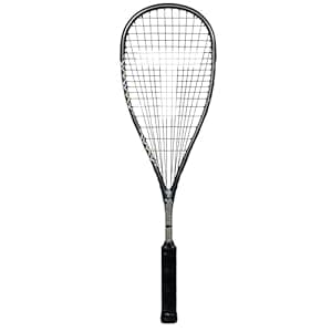 TANSO MIRAI 120 Full Graphite High Performance Ultra Light Carbon Fibre Strung Squash Racquet with Free Full Squash Racket Cover (120 Grams, Teardrop Head Shape, Adaptive Fan Pattern)