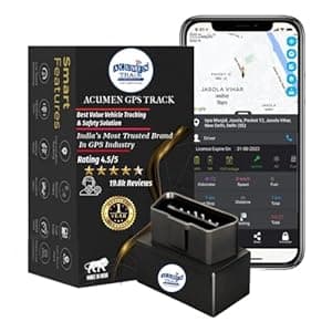 Acumen OBD Tracker - Hidden -GPS Tracker Device for Car with Voice Monitoring, (Made in India) (1 Year Android & iOS Subscription)