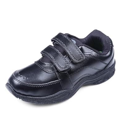 DOCTOR EXTRA SOFT Unisex-Child/Kids/Adults Black & White Gola Shoes with Memory Foam Cushion & Anti-Bacterial Technology| Ideal for School,Formal,Casual,Uniform,Running| Comfort & Durable Boys/Girls