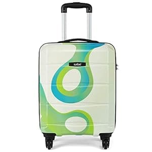 Safari Tiffany 55 Cms Small Cabin Trolley Bag Hard Case Polycarbonate 4 Wheels 360 Degree Wheeling System Luggage, Trolley Bags for Travel, Suitcase for Travel, Multicolour