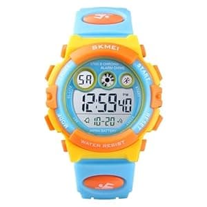 SKMEI Kids Sports Digital Watch, Multi Function Digital Kids Watches Waterproof LED Light Wristwatches for Boys Girls - 1451