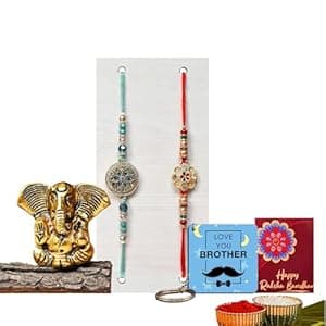 TONKWALAS Rakhi for Brother | Pack of 6 | Rakhi for Brother With Gift Combo Set | Rakhi Gift Hamper | Rakhi Gift For Brother (KK-1)