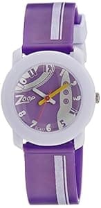 Zoop by Titan Quartz Analog Purple Dial Plastic Strap Watch for Kids-NSC3025PP25