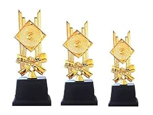 AGH Award Set of 3 for Winner, 1ST 2ND 3RD Camps 9,8,7 INCH Best for Students Events etc