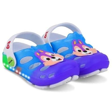 HOOH Kids LED Clogs and Sandals for 0 Months to 5 Years of Boys and Girls