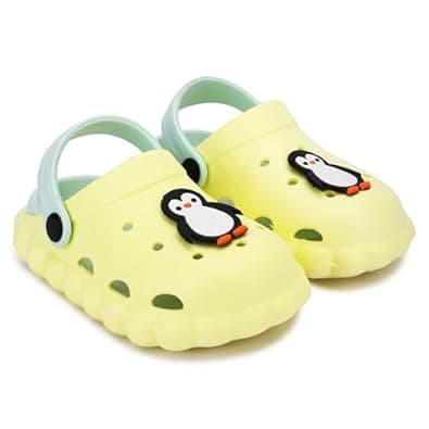 GLJ Little Angel First Walking Shoes for Baby Girls, Kids Clogs Slippers for Beach, Pool, Yard, Garden, Camping, Travel