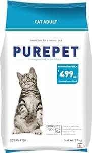 Purepet Adult Cat Food, Ocean Fish, 2.8 kg