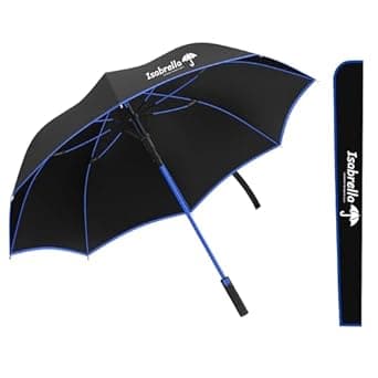 ISABRELLA Umbrella for Men - 54 Inch Umbrella Big Size - One-Click Automatic Open - Suitable for Rainy Days and Sun Protection