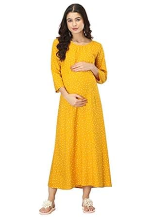 ZUVINO Women's Maxi Maternity Dress