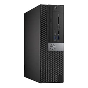 (Refurbished) Dell Intel 6th Gen Core i5 Desktop (8GB RAM/256GB SSD/Windows 10 Pro/MS Office/Intel Integrated Graphics,Black)Optiplex 5040