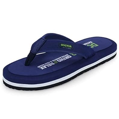 DOCTOR EXTRA SOFT Ultra Cushion Slippers for Men's| Lightweight & Comfortable| Orthopedic & Diabetic| Casual & Stylish| Non-Slip Durable Mcr Dr Chappals & House Flip flops For Gent's & Boy’s D-32