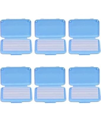 6 PCS Dental Wax (Taste: Minty), Braces Wax, Unisex Adult Orthodontic Wax For Braces/Patient Relief Wax