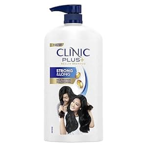 Clinic Plus Strong & Long Shampoo 1 L|| With Milk Proteins & Multivitamins for Healthy and Long Hair - Strengthening Shampoo for Hair Growth