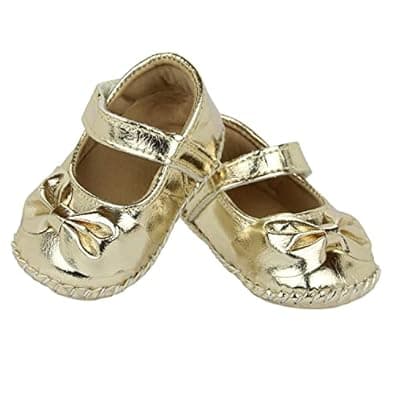 Neska Moda 6 To 12 Months Baby Girls Synthetic Leather Floral Sandal Booties -BT1212