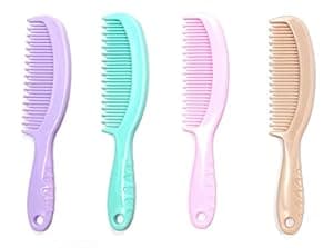 Maple Round Edge Baby Comb Multicolor (Combo of 4)