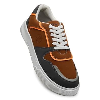 SOLETHREADS Retro Sneakers for Men|Casual Shoes|Comfortable|Stylish|Trendy| Lightweight Lace-up Shoes for Men