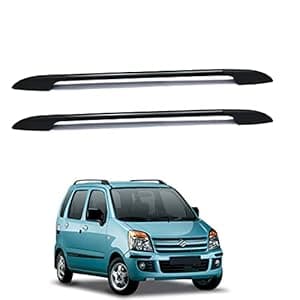 SHOPONE CAR ROOF RAIL FOR MARUTI SUZUKI WAGON-R 2019 BLACK