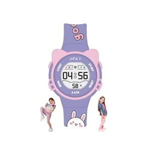 SPIKY Cats-Ears Round Designed Strap Multifunctional Sports Digital Watch