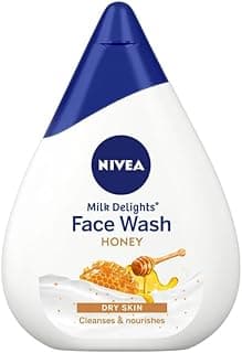 NIVEA Milk Delights Face Wash Moisturizing Honey For Dry Skin 100ml, 100 ml