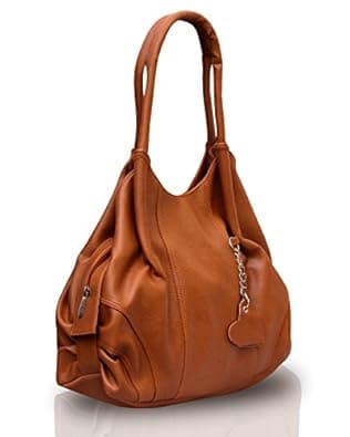 Fostelo Women's Vegan Leather Style Diva Handbags Shoulder Hobo Bag Ladies Purse (Large)