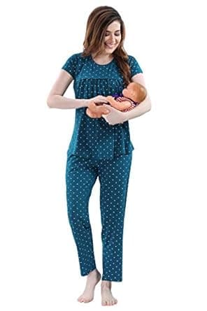 AV2 Women's Cotton All Over Print Top And Pajama Set Pack Of 1