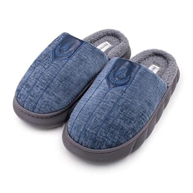 VRITRAZ Plush Winter Slipper, House Slipper, Flat Chappal, Warm Slippers For Boys and Mens