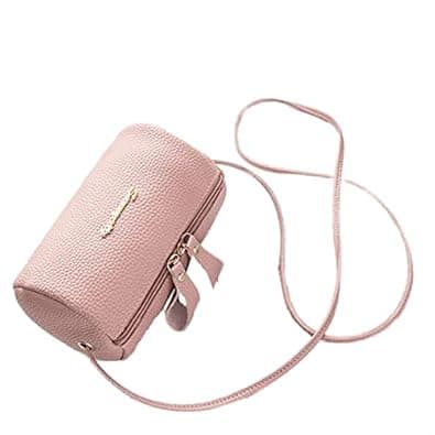 Fargo PU Women's Sling Bag (BBD22_Cylender_Sling_Pink)