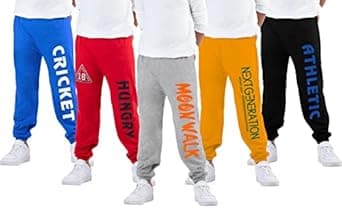 KYDA KIDS Boys Loose Fit Trackpants (Pack of 5)