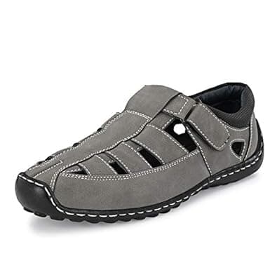 Centrino Mens 6113 Sandals Casual Fisherman Adjustable Sporty Summer Closed Comfortable Toe Sandals with Premium PU Padding