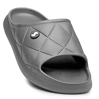 Dribble Casual Slides| Fashionable| Breathable | Stylish | Lightweight | Anti-Skid | Durable | Superfoam For Ultra Comfort| Technical Utility |Premium Slides For Men Indoor and Outdoor use