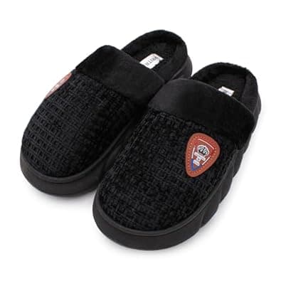 VRITRAZ Plush Winter Slipper, House Slipper, Flat Chappal, Warm Slippers For Boys and Mens