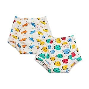 superbottoms Padded Underwear for Growing Babies/Toddlers|with 3 Layers of Cotton Padding & Super DryFeel Layer| Pull-Up for Potty Training & Diaper-Free Time(Size: 1,Pack of 2)