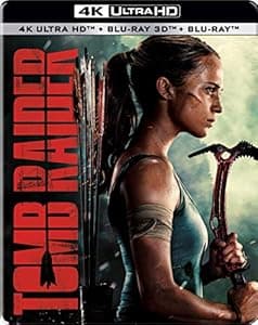 Tomb Raider (2018) (Limited Collector's Edition Steelbook) (4K UHD + Blu-ray 3D + Blu-ray) (3-Disc)