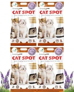 WOW DOG CatSpot Cat Litter 20KGS - Scoopable Smart Bentonite (for Multiple Cats)