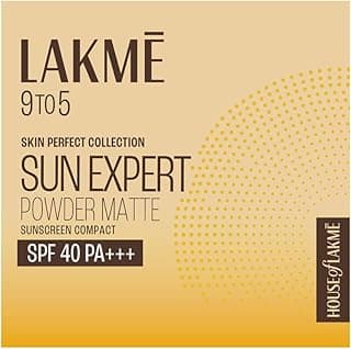 Lakmé Sun Expert Ultra Matte Spf 40 Pa+++ Compact, Non Greasy Non Sticky For Indian Skin, Gives Even-Tone Complexion, 7g