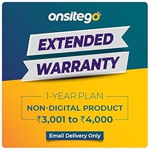 Onsitego 1 Year Extended Warranty for Non-Digital Products from Rs. 3001-4000 (Email Delivery - No Physical Kit)